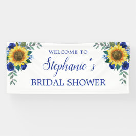Lona Bridal Shower Sunflower Blue Floral
