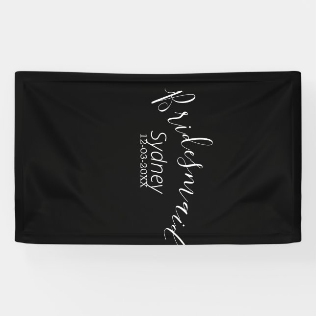 Lona Bridesmaid bachelorette party add name modern  (Horizontal)