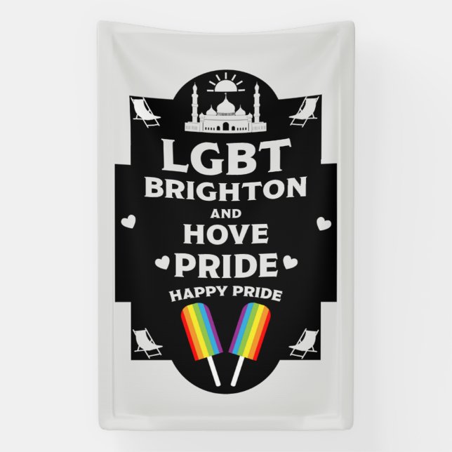 Lona Brighton y Hove orgullo (Vertical)