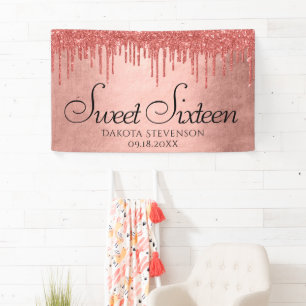 Lona Brillo de melocotón goteante Terra Cotta Sweet S