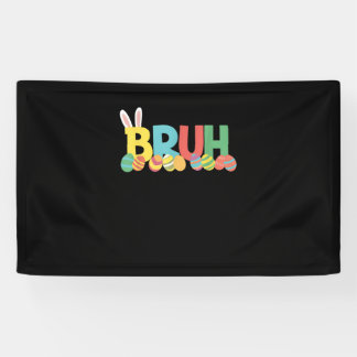 Lona Bruh Easter Bunny Cute Meme Para Niños _11