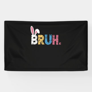 Lona Bruh Easter Bunny Cute Meme Para Niños _3
