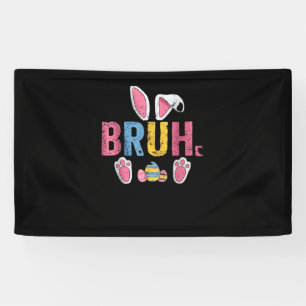 Lona Bruh Easter Bunny Cute Meme Para Niños _7