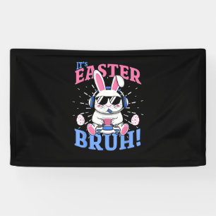 Lona Bruh Easter Bunny Gamer Videojuegos Hombres Niño