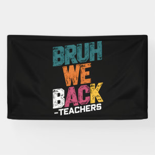 Lona Bruh Volvemos Maestros Retro Regreso a Clases 
