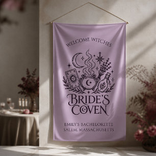 Lona Bruja de la Coven de la Novia Soltera Bienvenida P