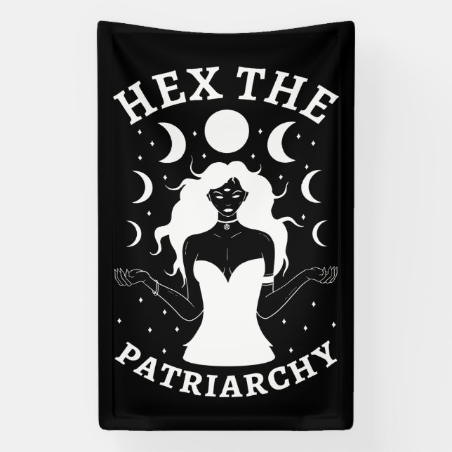 Lona Bruja feminista - Hex El Patriarcado II (Vertical)