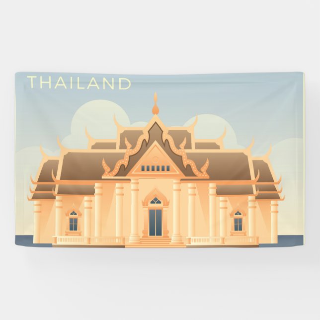Lona Budismo en Tailandia (Horizontal)