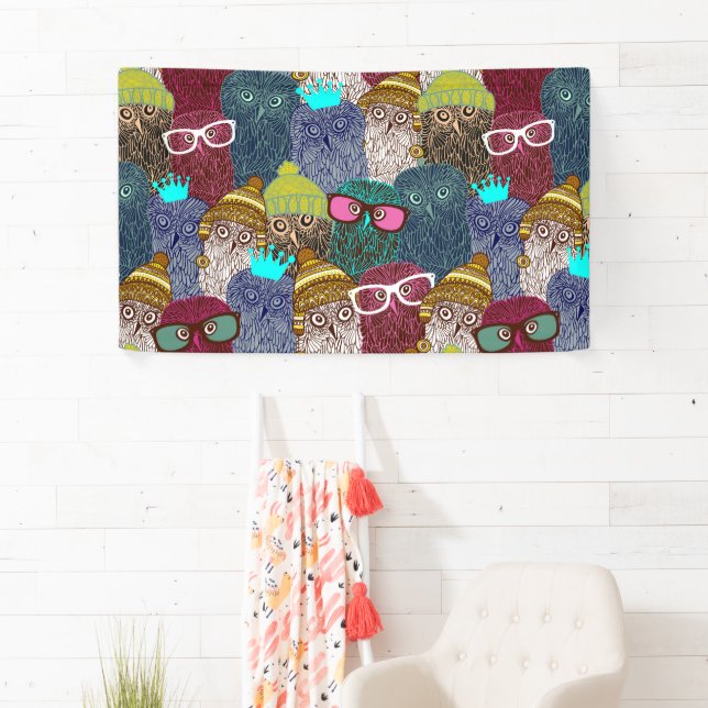 Lona Búho en la corona (In situ)