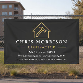 Lona Building Construction Contractor Black Gold