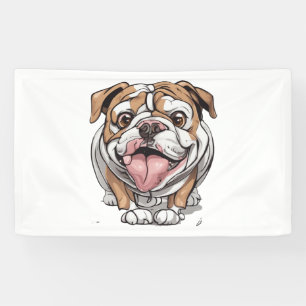 Lona Bulldog feliz