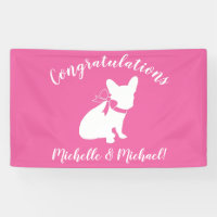 Bulldog francés Baby Shower Frenchy Frenchie Pink
