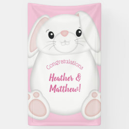 Lona Bunny Rabbit Baby Shower Pink