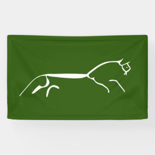 Lona Caballo blanco Uffington engaño del símbolo geogly