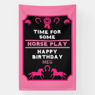 Lona Caballo de Cumpleaños