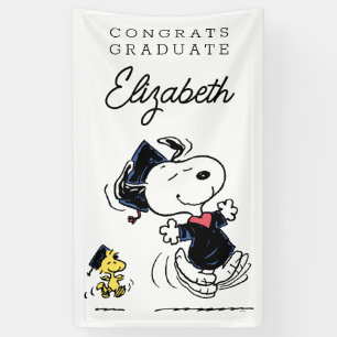 Lona Cacahuetes Graduación Snoopy & Woodstock