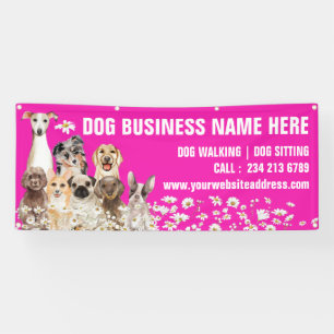 Lona Cachorros de Margaritas Rosadas Floral Botánico As
