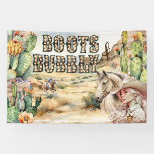 Lona Cactus del desierto rústico de vaquero occidental