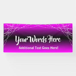 Lona Cadenas de luz de color ocre magenta añaden su pro