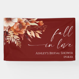 Lona Caer Enamorada Rusty Burgundy Floral Bridal Shower