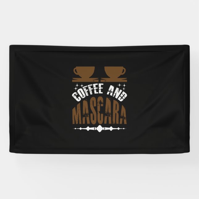 Lona Café De Arte Y Mascara (Horizontal)