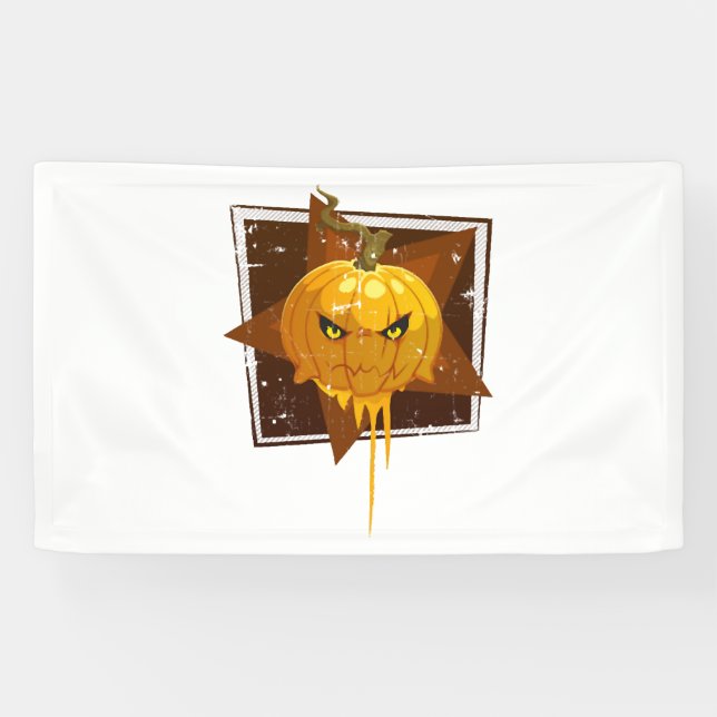 Lona Calabaza de Halloween (Horizontal)
