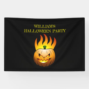 Lona Calabaza de Halloween acogedora Jack o'lantern