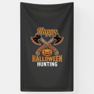 Lona Calabaza de Jack Hachas Cruzadas de Caza de Hallow