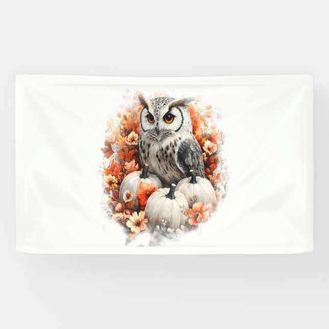 Lona Calabaza de Owl Country (Horizontal)