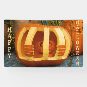 Lona Calabaza encarcelada Halloween