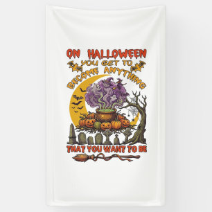 Lona Calabaza Fantasma Gato Caldero Cualquier Cosa Hall