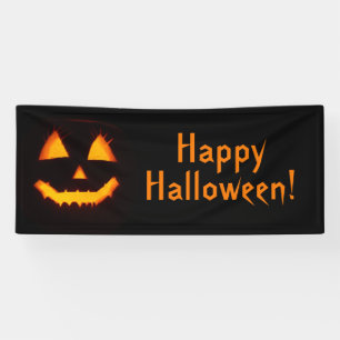 Lona Calabaza iluminada Feliz Halloween