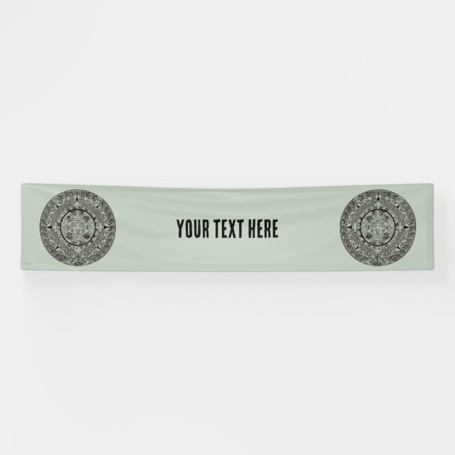 Lona Calendario maya 1 azteca mexicano de soles aztecos (Horizontal)