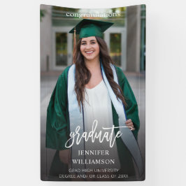 Lona Caligrafía fotográfica moderna 2 Graduado vertical