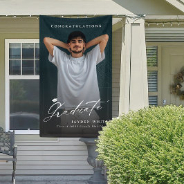 Lona Caligrafía moderna Fiesta de graduación de fotogra