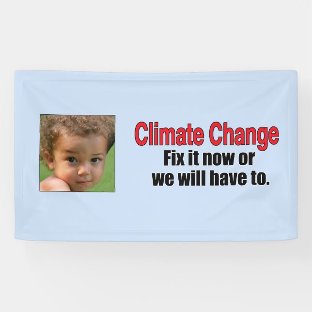 Lona Cambio climático (Horizontal)
