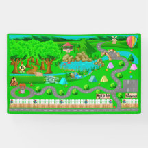 Caminos de camping para coches Banner 3x5
