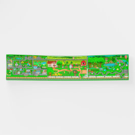 Lona Caminos de huerto-camping para coches Banner 2.5x1