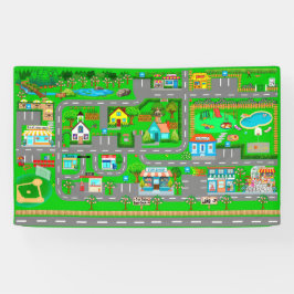 Lona Caminos urbanos para coches Banner 3x5