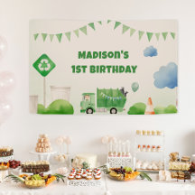 Camión basura de basura Fiesta de cumpleaños 1