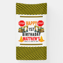 Camión basurero de construcción Fiesta de cumpleañ