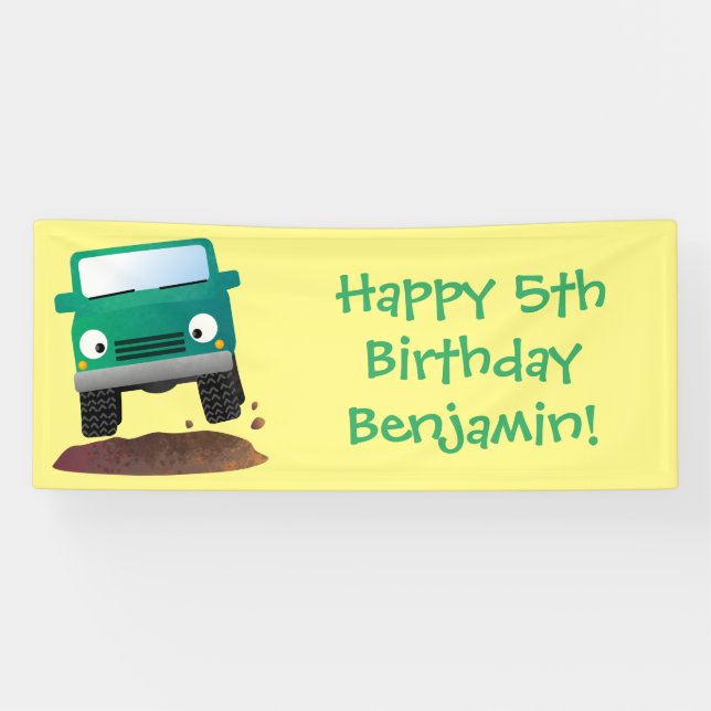 Lona Camión de personalizado de vehículos 4X4 fuera de  (Horizontal)