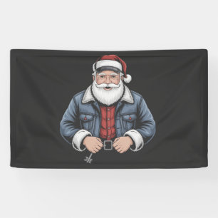 Lona Camionero Santa Claus Funny Truck Drik Navidades