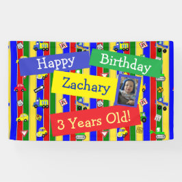 Lona Camiones, autos, tractores y Rótulos de tránsito C