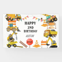 Camiones de Construcción |  Fiesta de Cumpleaños p