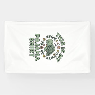 Lona Camisa De Dormir De Tortuga Lindo Vintage Vector D