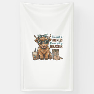 Lona Camisa occidental de café de vaca de las tierras a