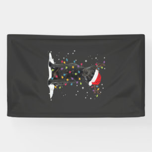 Lona Camiseta clásica de luces de árbol de Navidad con