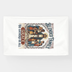 Lona Camiseta Cristiana de Familia Mixta de Jesús