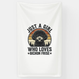 Lona Camiseta de chica Bichon Frise amante de perros vi